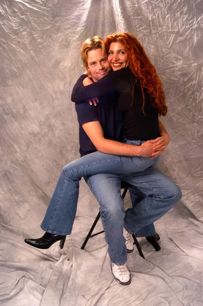 Brad Rowe and Jenna Mattison — Stock Photo, Image
