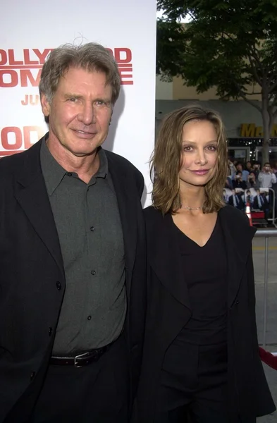 Harrison Ford and Calista Flockhart — Stock Photo, Image