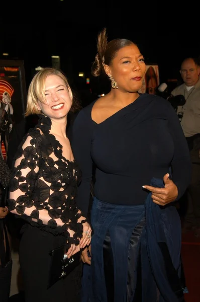 René zellweger och queen latifah — Stockfoto