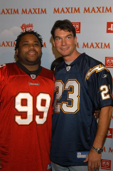 Anthony Anderson og Jerry O 'Connell - Stock-foto