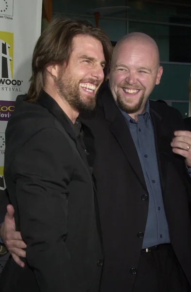 Producer Tom Cruise and director Joe Carnahan — Stock Photo, Image