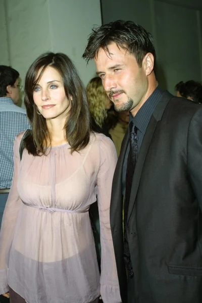 David arquette och courteney cox — Stockfoto