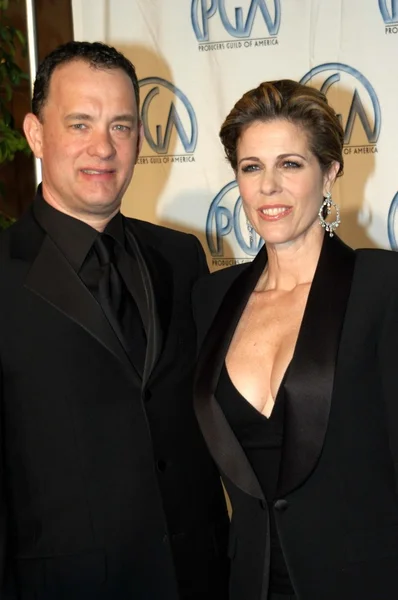 Rita Wilson e Tom Hanks — Foto Stock