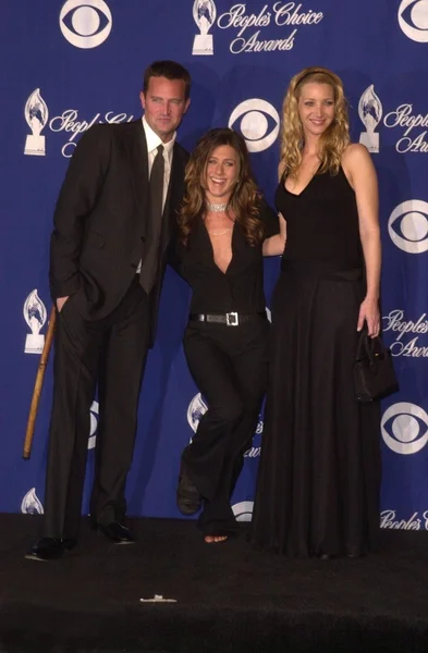 Matthew Perry, Jennifer Ansiton y Lisa Kudrow —  Fotos de Stock