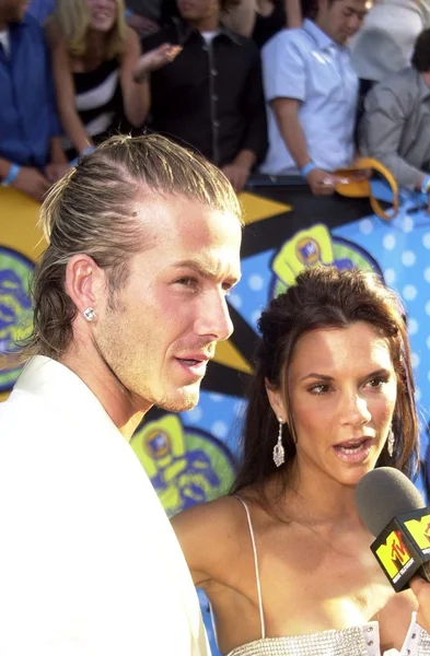 Victoria and David Beckham — Stock Photo, Image