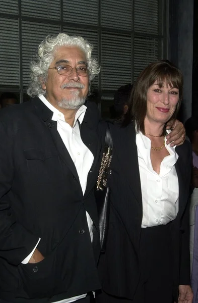 Robert Graham e la moglie Anjelica Huston — Foto Stock