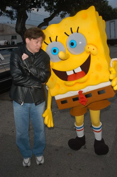 Mike Myers og Sponge Bob - Stock-foto