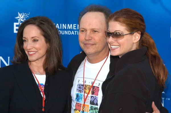 Lilly Tartikoff, Billy Crystal y Debra Messing — Foto de Stock