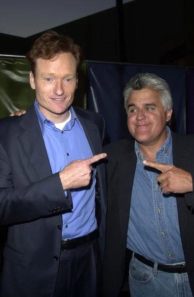 Conan O'Brien ve Jay Leno — Stok fotoğraf