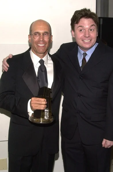 Jeffrey katzenberg och mike myers — Stockfoto