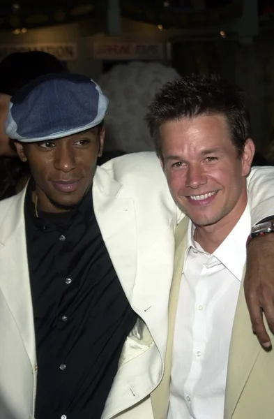 Mos def und mark wahlberg — Stockfoto