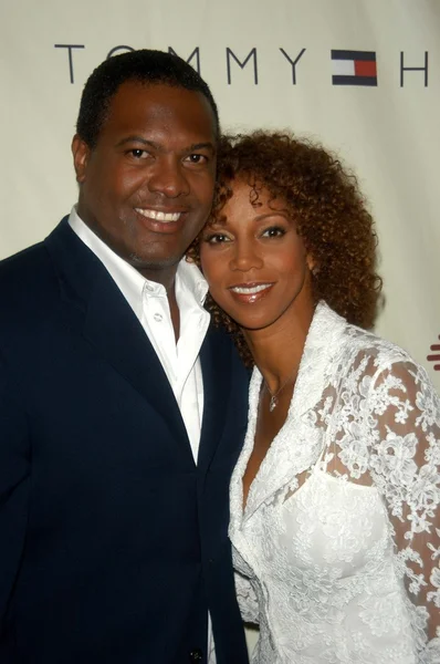 Rodney Peete e sua esposa Holly Robinson Peete — Fotografia de Stock