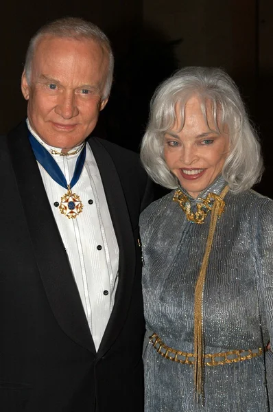 Buzz Aldrin et sa femme Lois — Photo