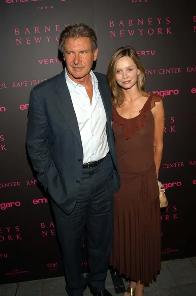 Harrison Ford and Calista Flockhart — Stock Photo, Image