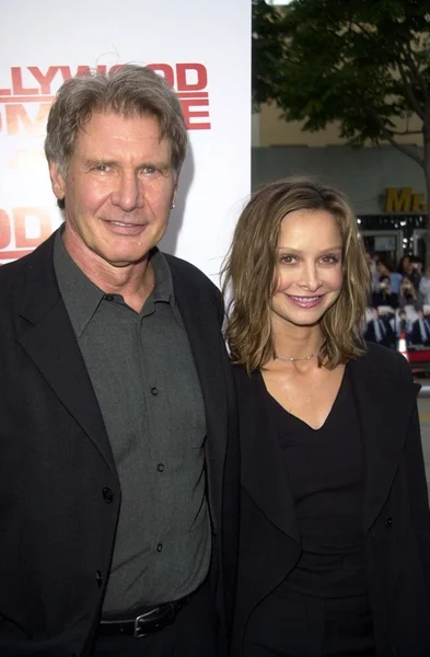 Harrison Ford and Calista Flockhart — Stock Photo, Image