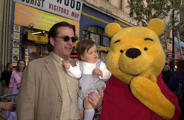 Andy Garcia and son — Stock Photo, Image