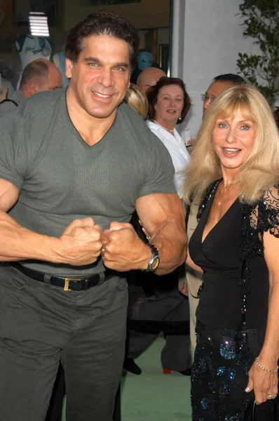 Lou ferrigno und frau carla — Stockfoto