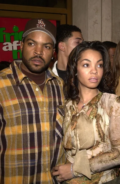 Ice Cube e moglie — Foto Stock