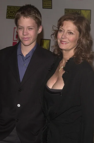 Susan Sarandon et son fils — Photo