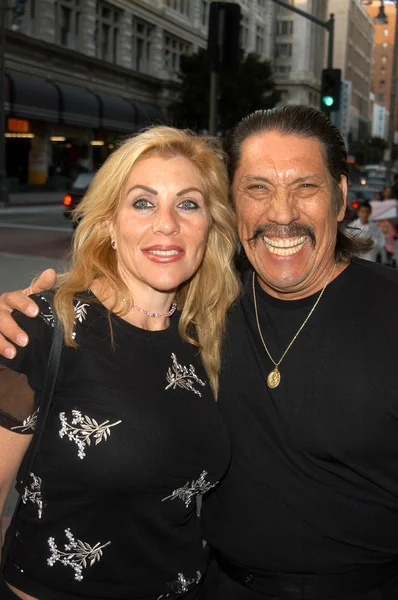 Danny Trejo and wife Debbie — Stock Photo, Image