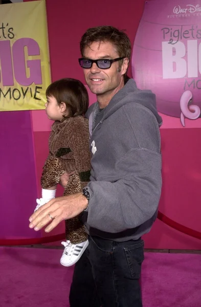 Harry hamlin und seine tochter amelia — Stockfoto