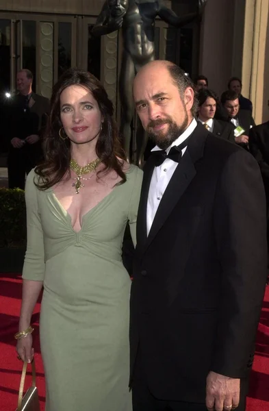 Richard schiff und frau sheila kelley — Stockfoto