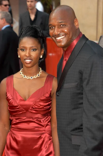 Derrick Brooks e esposa — Fotografia de Stock