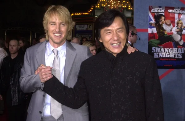 Owen Wilson y Jackie Chan —  Fotos de Stock