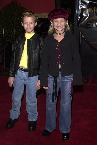 Jenna Boyd and brother Cayden Boyd — Stock Photo, Image