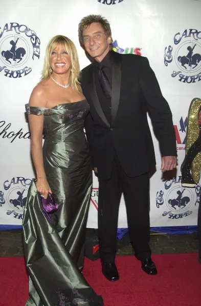 Suzanne Somers y Barry Manilow — Foto de Stock