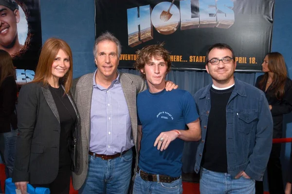 Henry Winkler and family — Stock Photo, Image