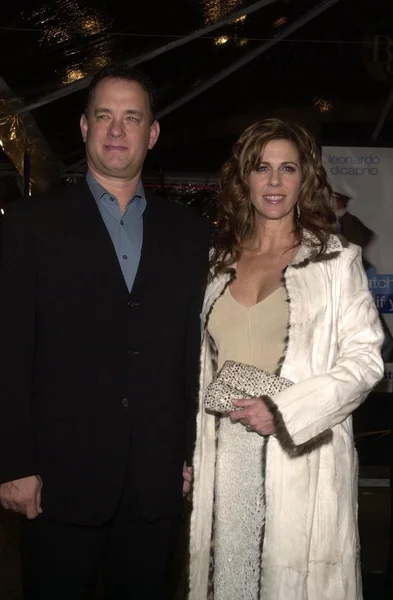 Tom Hanks y Rita Wilson — Foto de Stock