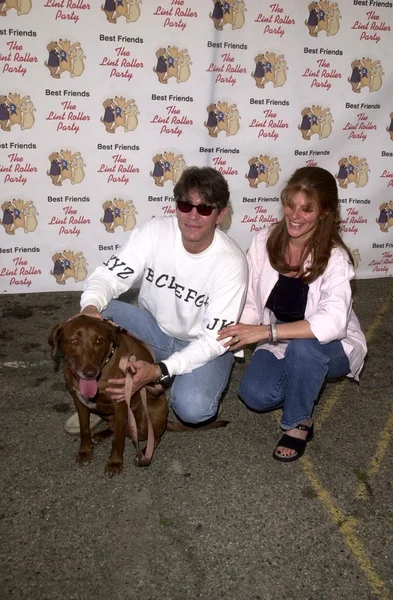 Eric Roberts e moglie — Foto Stock