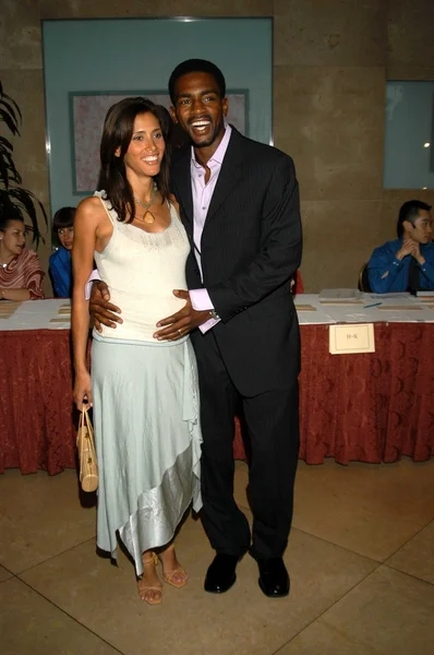 Bill Bellamy y su esposa Kristen — Foto de Stock