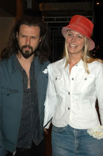 Rob zombie und sheri moon — Stockfoto