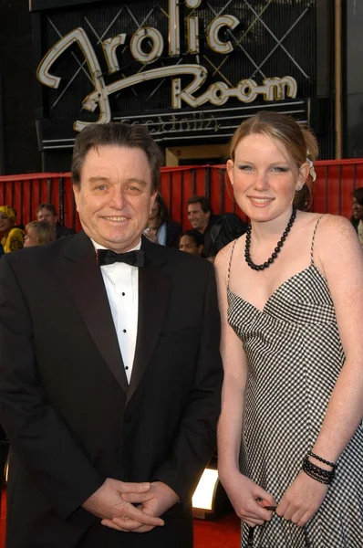 Jerry mathers och dotter gretchen — Stockfoto