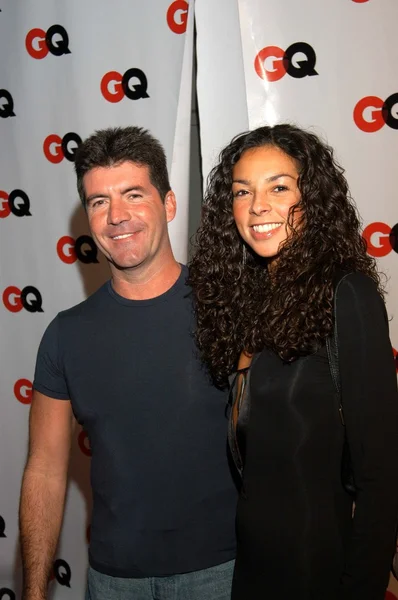 Simon Cowell and Terri Seymour — Stock Photo, Image