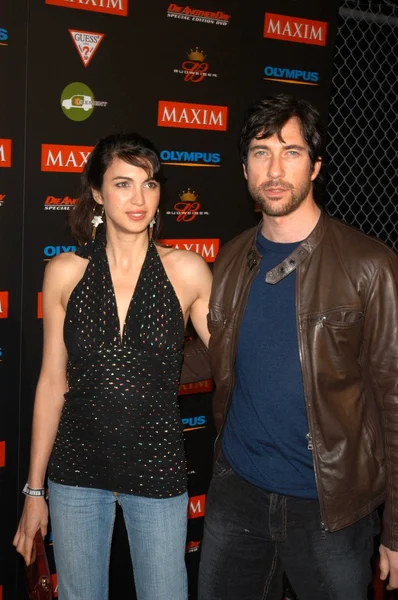 Dylan McDermott e esposa Shiva Rose — Fotografia de Stock