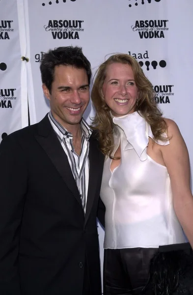 Eric mccormack och hustru janet — Stockfoto