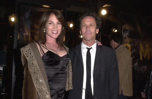 Brian grazer och fru gigi levangie — Stockfoto