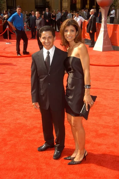 Jose Santos and wife — Stock Photo, Image