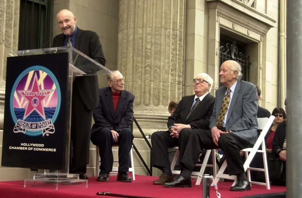 Frank Darabont, Forrest J. Ackerman, Ray Bradbury e Ray Harryhausen — Foto Stock