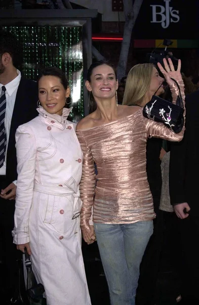 Lucy liu und demi moore — Stockfoto