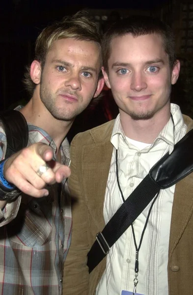 Dominic Monaghan and Elijah Wood — Stock Photo, Image