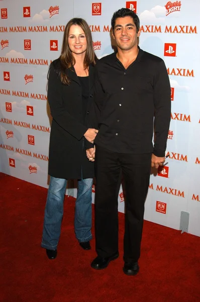 Paula Marshall y Danny Nucci — Foto de Stock