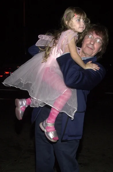 Bill Wyman y su hija Matilda — Foto de Stock