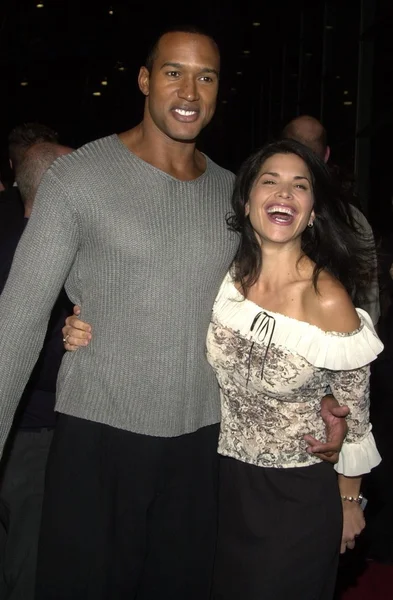 Henry simmons ve lauren sanchez — Stok fotoğraf