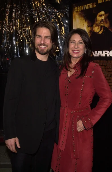 Tom cruise i paula wagner — Zdjęcie stockowe