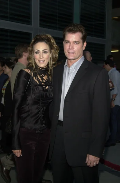 Ray liotta ve eşi michelle — Stok fotoğraf