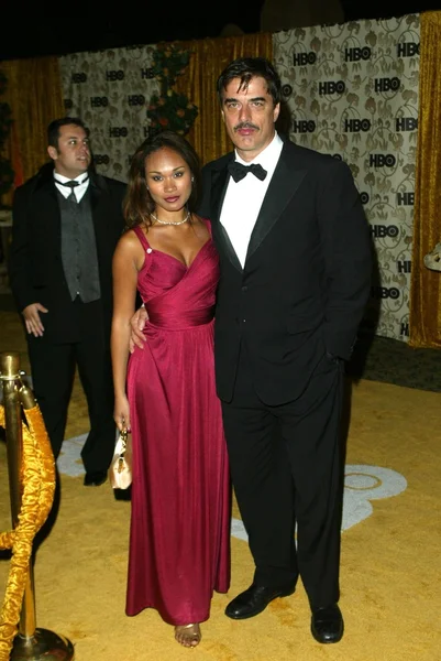 Chris noth och tara wilson — Stockfoto